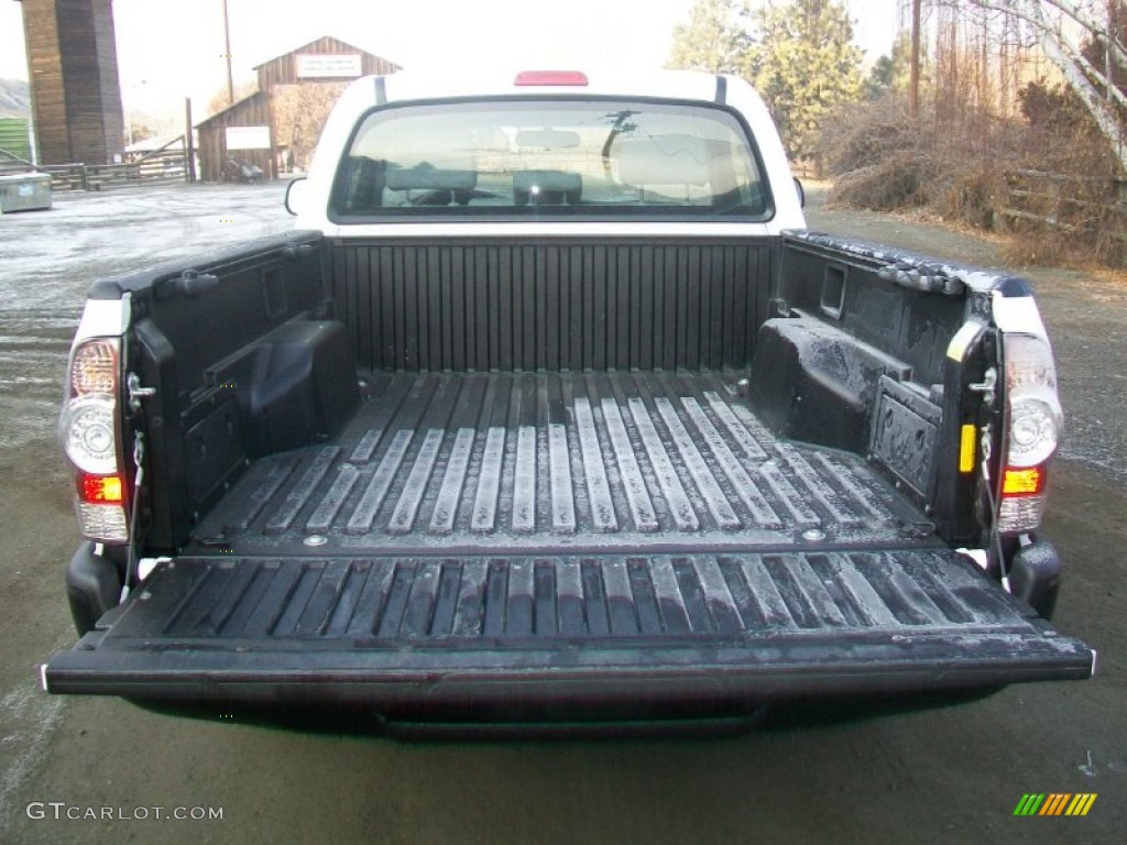 2009 Tacoma Regular Cab - Super White / Graphite Gray photo #27