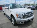 White Platinum Metallic Tri-Coat - F150 Lariat SuperCab Photo No. 3