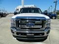 2011 White Platinum Metallic Tri-Coat Ford F250 Super Duty Lariat Crew Cab 4x4  photo #2