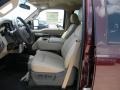 2011 Royal Red Metallic Ford F250 Super Duty Lariat Crew Cab 4x4  photo #8