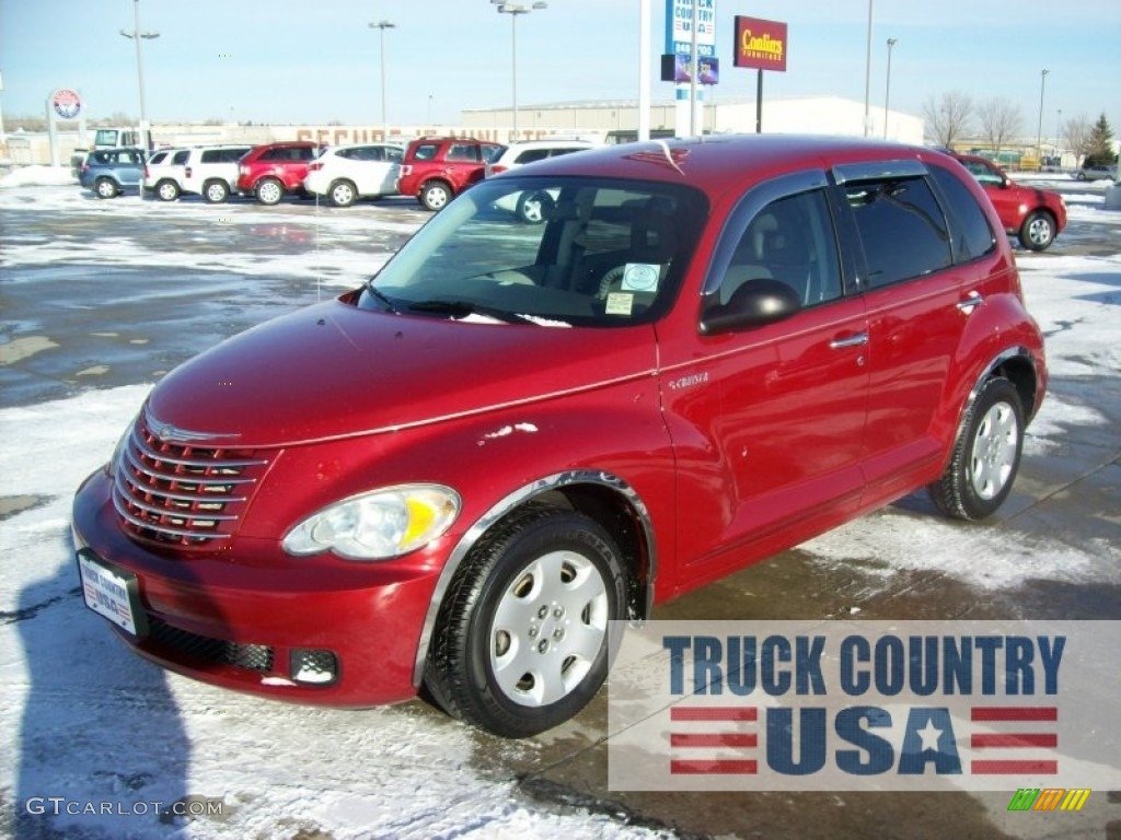 2006 PT Cruiser Touring - Inferno Red Crystal Pearl / Pastel Pebble Beige photo #1