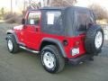 2002 Flame Red Jeep Wrangler X 4x4  photo #4