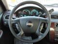 Ebony 2009 Chevrolet Silverado 2500HD LTZ Crew Cab 4x4 Steering Wheel