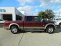 2011 Royal Red Metallic Ford F250 Super Duty King Ranch Crew Cab 4x4  photo #2