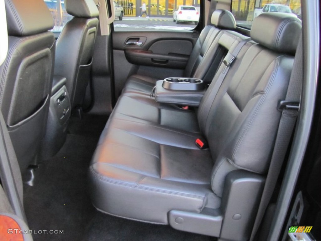 Ebony Interior 2009 Chevrolet Silverado 2500HD LTZ Crew Cab 4x4 Photo #58173279