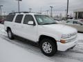 2002 Summit White Chevrolet Suburban 1500 Z71 4x4  photo #1