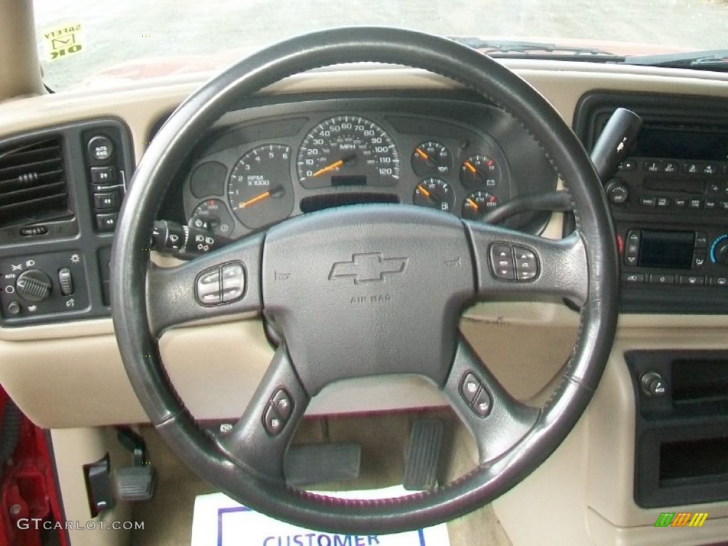 2003 Silverado 1500 LS Crew Cab 4x4 - Victory Red / Medium Gray photo #13