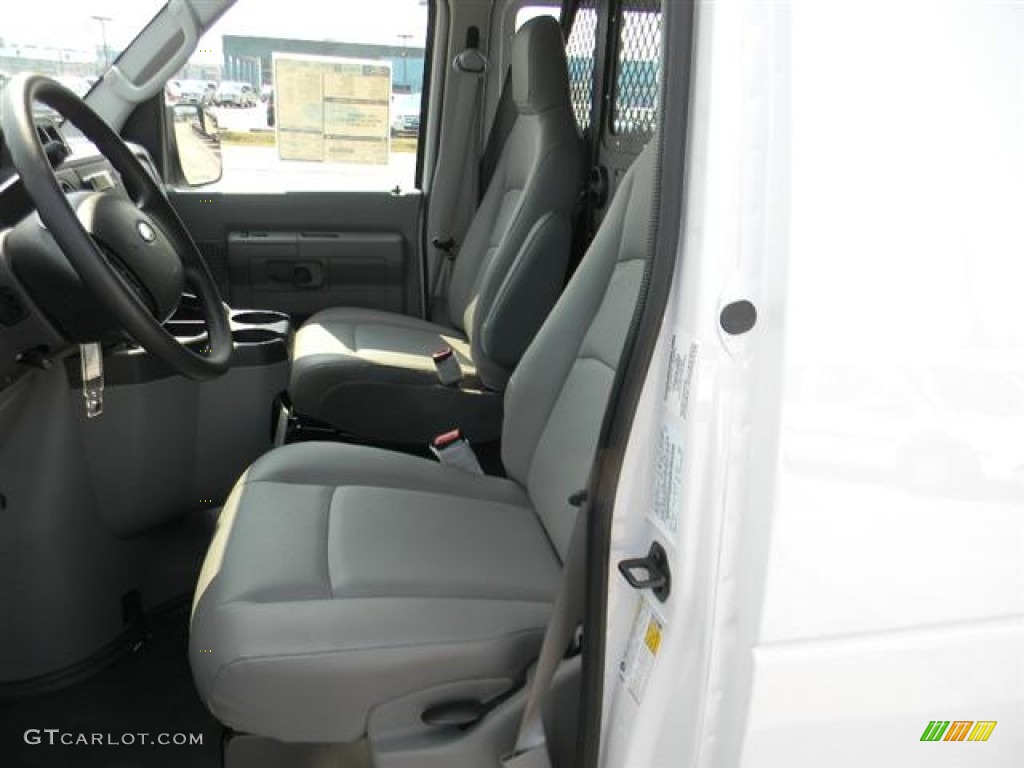 2011 E Series Van E150 Extended Commercial - Oxford White / Medium Flint photo #4