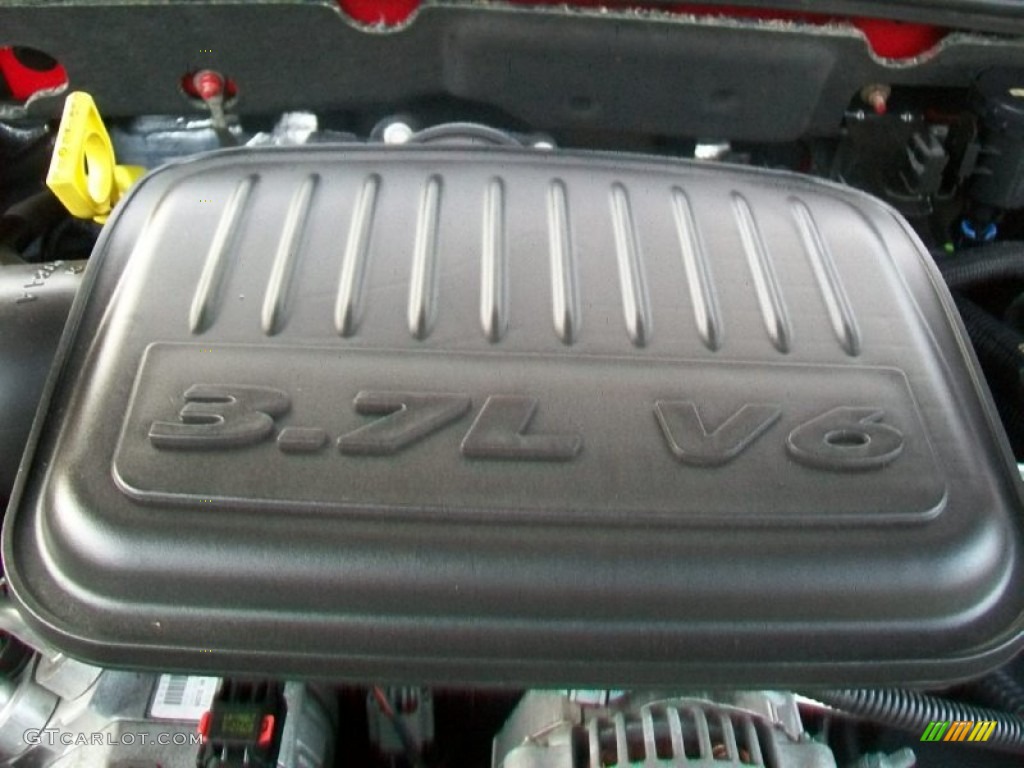 2007 Dodge Dakota SLT Club Cab 4x4 3.7 Liter SOHC 12-Valve PowerTech V6 Engine Photo #58173993