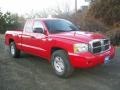 2007 Inferno Red Crystal Pearl Dodge Dakota SLT Club Cab 4x4  photo #38