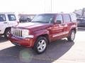 2008 Red Rock Crystal Pearl Jeep Liberty Limited 4x4  photo #1