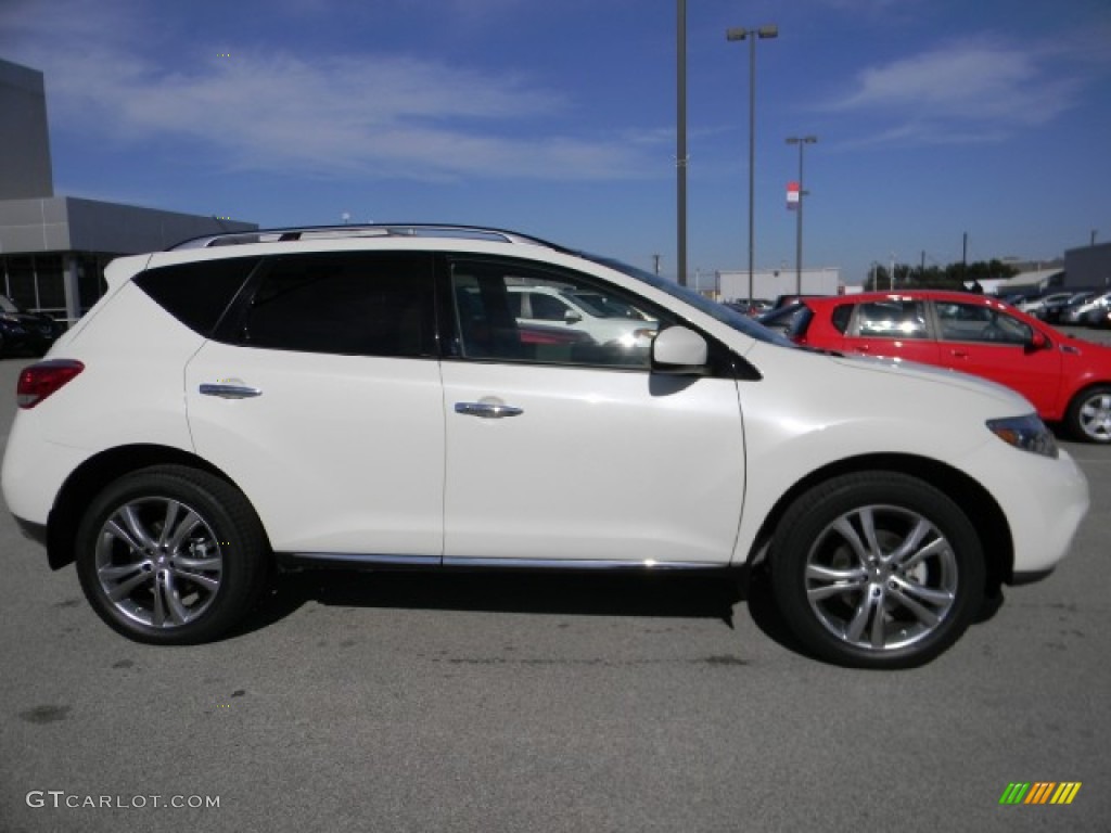 2011 Murano LE - Glacier White Pearl / Beige photo #3