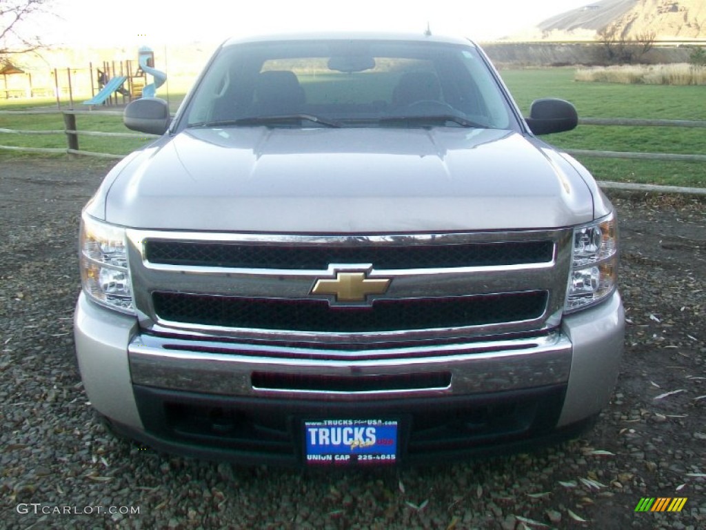 2009 Silverado 1500 LT Extended Cab - Silver Birch Metallic / Ebony photo #6