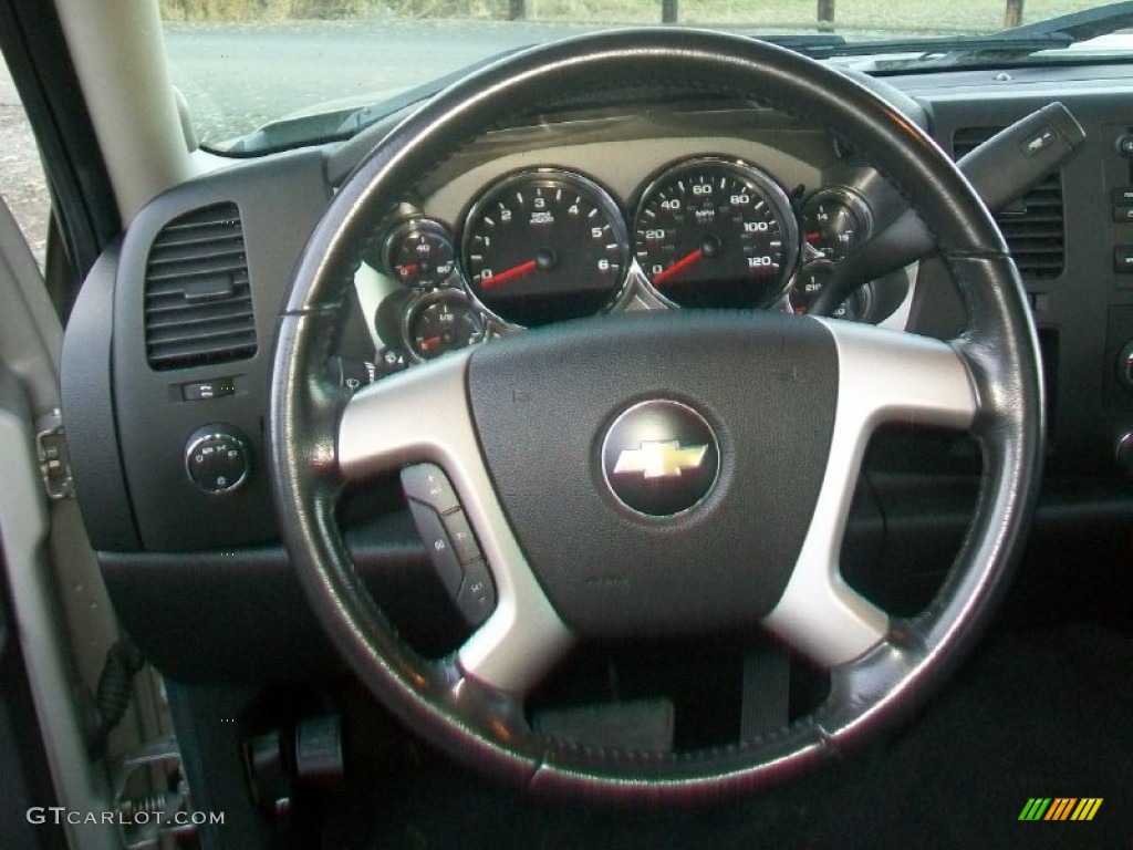2009 Silverado 1500 LT Extended Cab - Silver Birch Metallic / Ebony photo #13