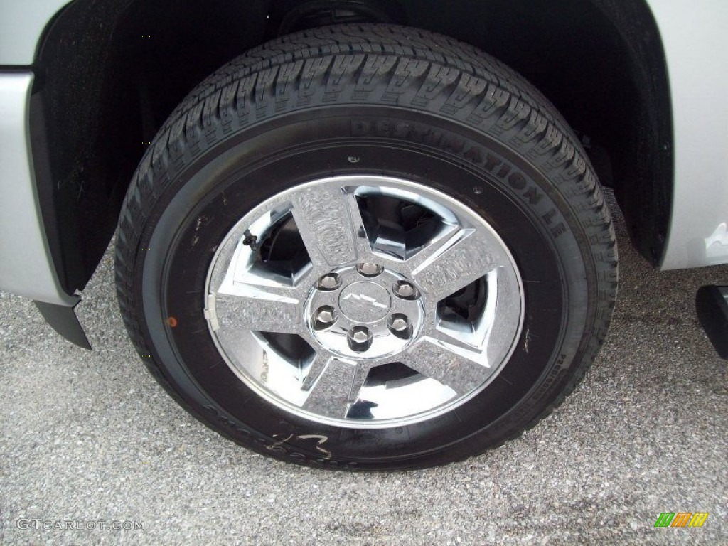 2012 Silverado 1500 LTZ Extended Cab 4x4 - Silver Ice Metallic / Light Titanium/Dark Titanium photo #4