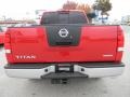 2011 Red Alert Nissan Titan S King Cab  photo #4