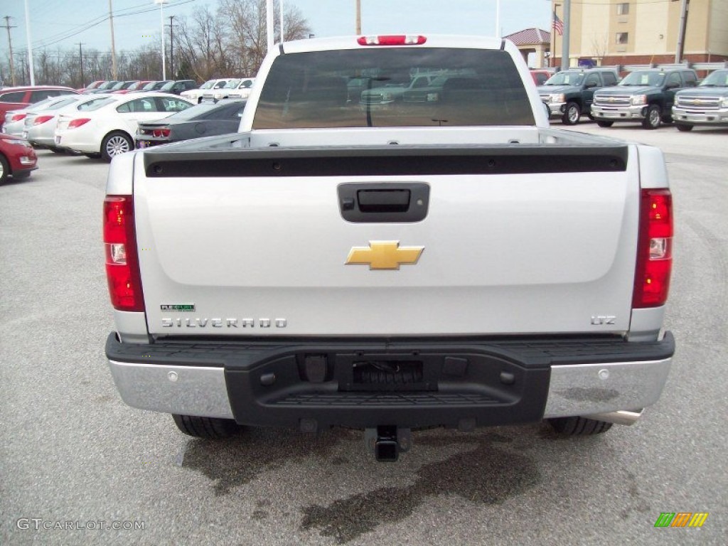 2012 Silverado 1500 LTZ Extended Cab 4x4 - Silver Ice Metallic / Light Titanium/Dark Titanium photo #14