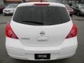 2011 Fresh Powder White Nissan Versa 1.8 S Hatchback  photo #4