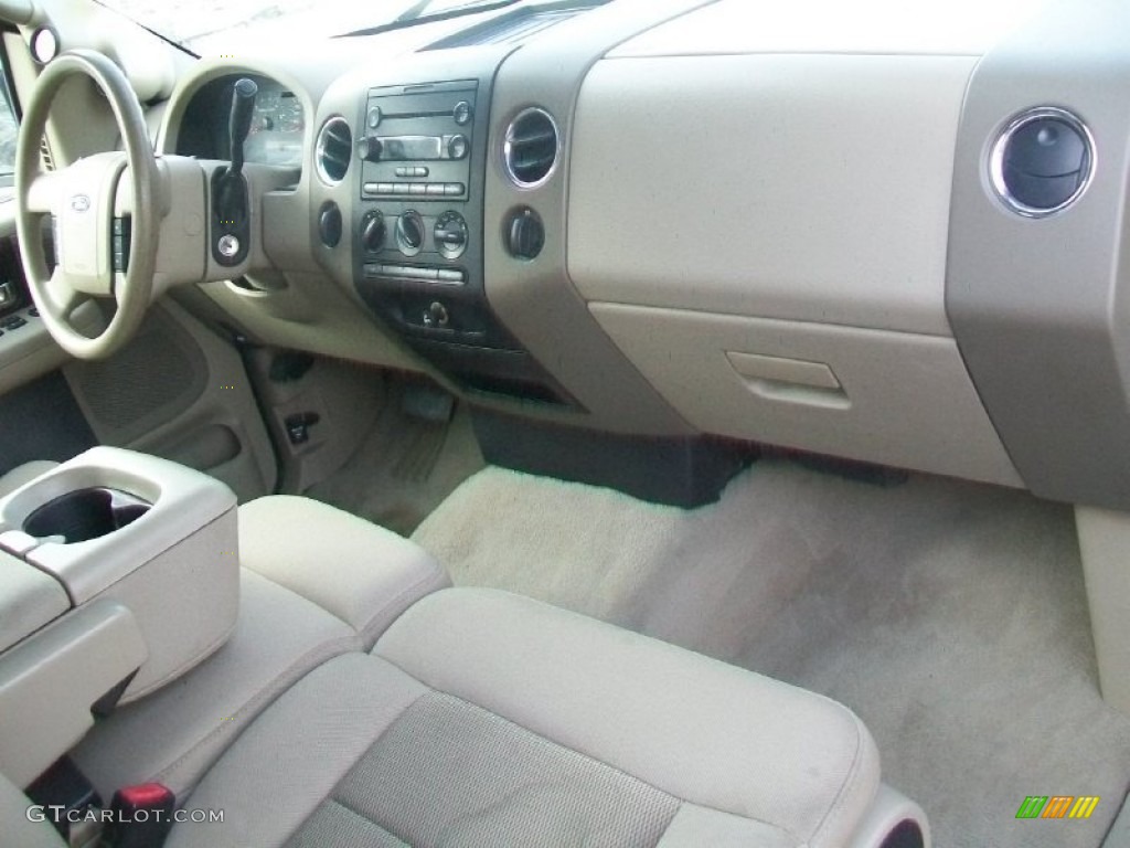 2005 F150 XLT SuperCab 4x4 - Dark Toreador Red Metallic / Tan photo #22