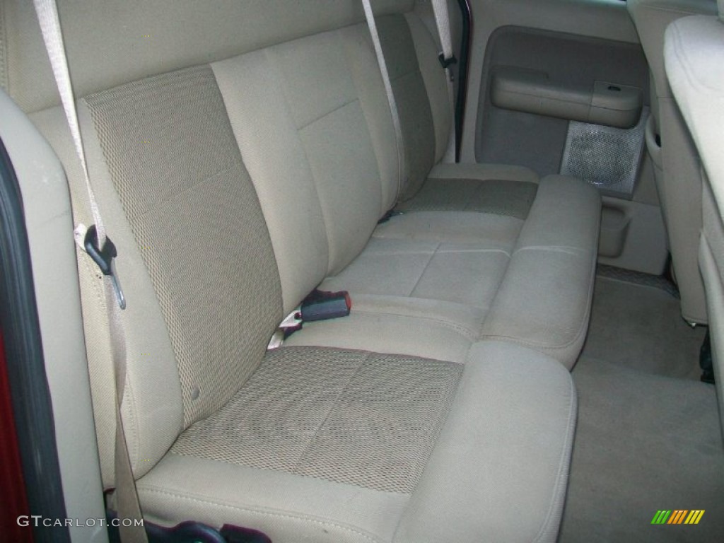 2005 F150 XLT SuperCab 4x4 - Dark Toreador Red Metallic / Tan photo #27