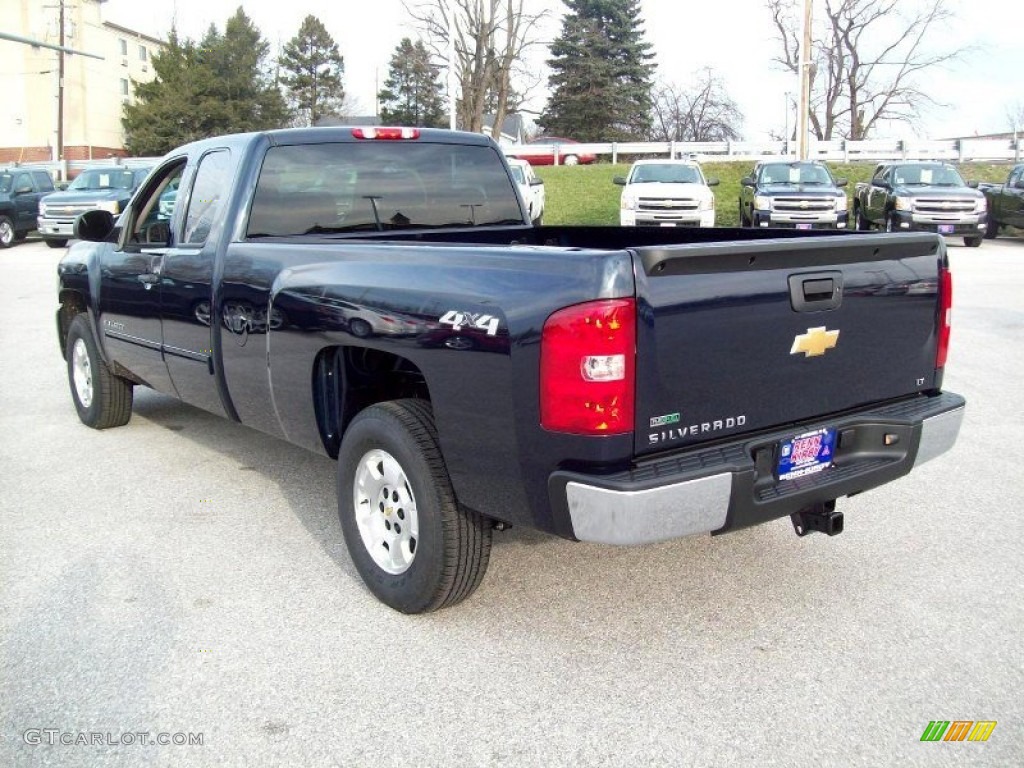 2012 Silverado 1500 LT Extended Cab 4x4 - Imperial Blue Metallic / Ebony photo #2