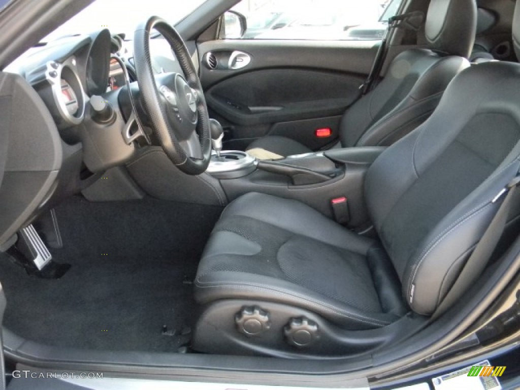 2010 370Z Sport Touring Coupe - Magnetic Black / Black Leather photo #7