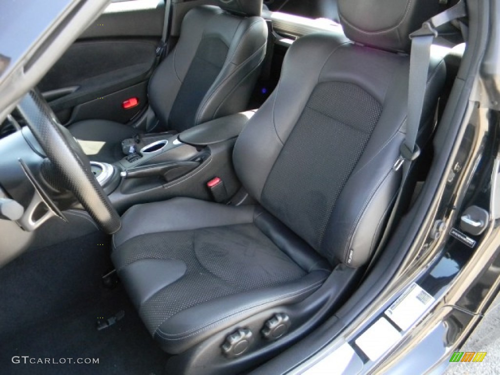 2010 370Z Sport Touring Coupe - Magnetic Black / Black Leather photo #8