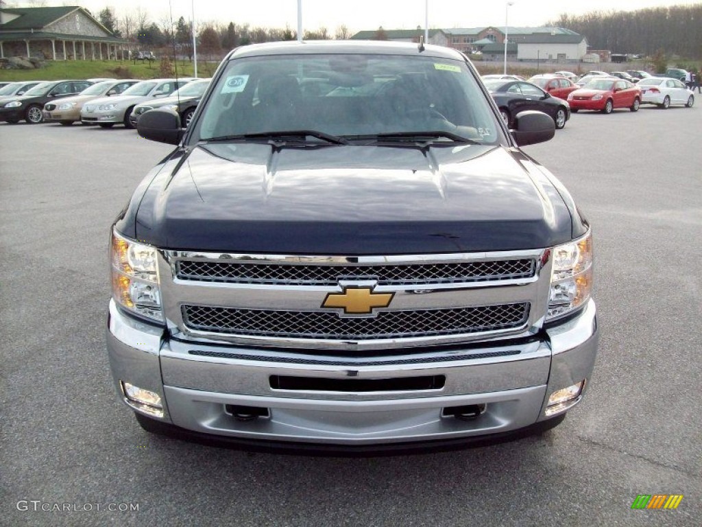 2012 Silverado 1500 LT Extended Cab 4x4 - Imperial Blue Metallic / Ebony photo #14