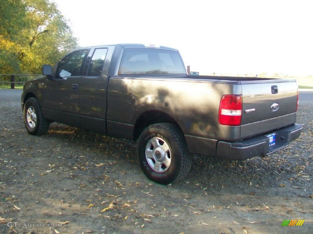 2004 F150 XLT SuperCab - Dark Shadow Grey Metallic / Medium/Dark Flint photo #4