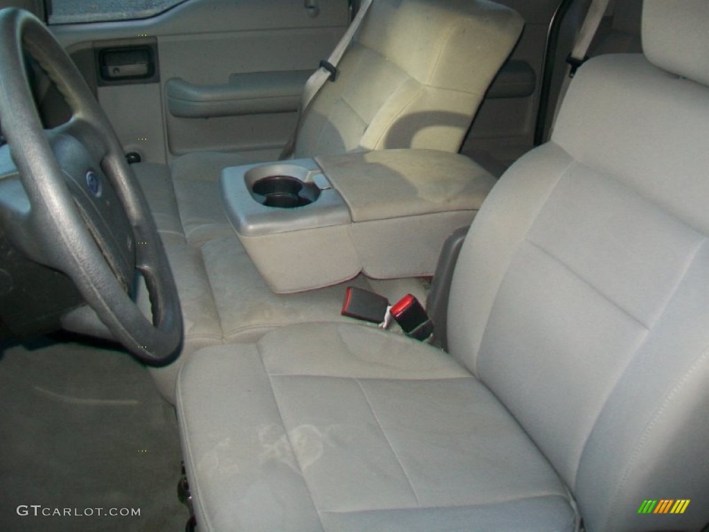 2004 F150 XLT SuperCab - Dark Shadow Grey Metallic / Medium/Dark Flint photo #9