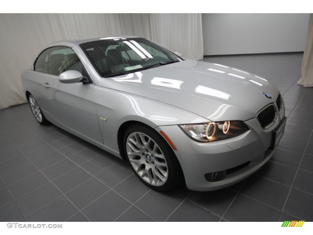 2007 3 Series 328i Convertible - Titanium Silver Metallic / Grey photo #5