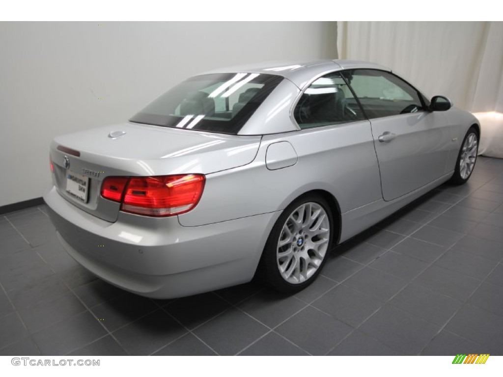 2007 3 Series 328i Convertible - Titanium Silver Metallic / Grey photo #12