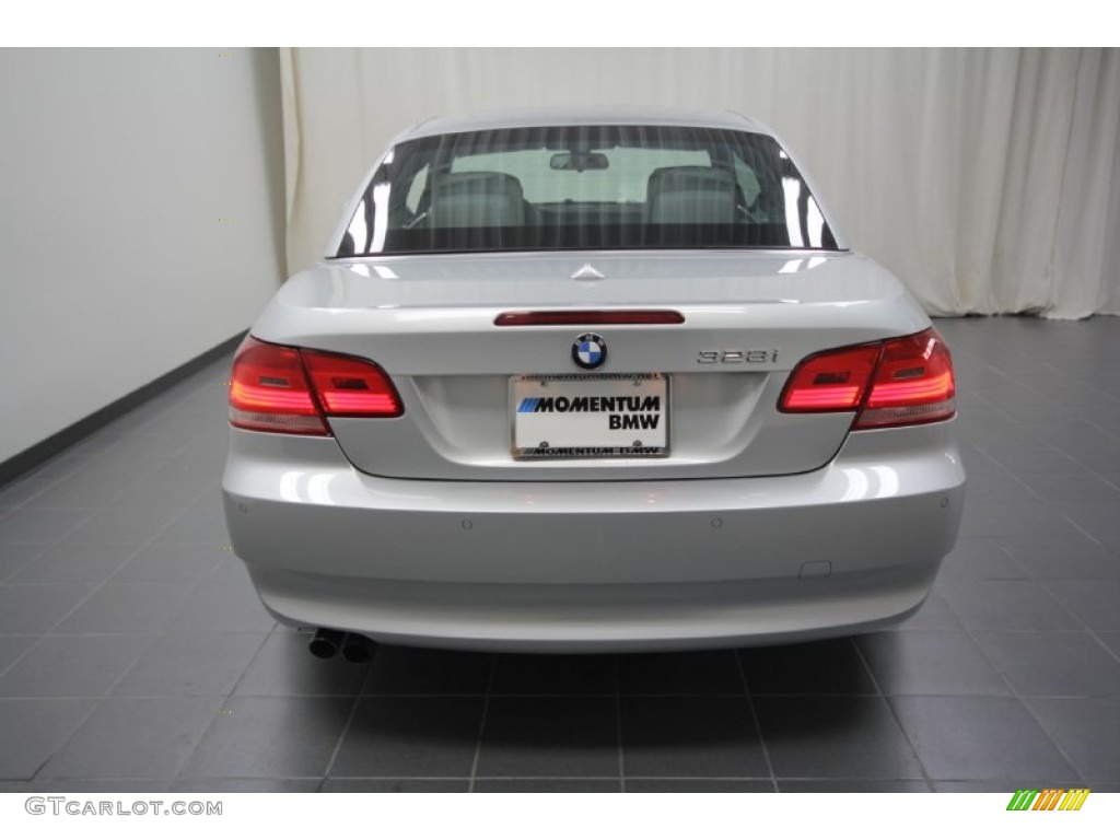 2007 3 Series 328i Convertible - Titanium Silver Metallic / Grey photo #13