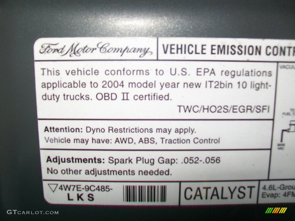 2004 F150 XLT SuperCab - Dark Shadow Grey Metallic / Medium/Dark Flint photo #35