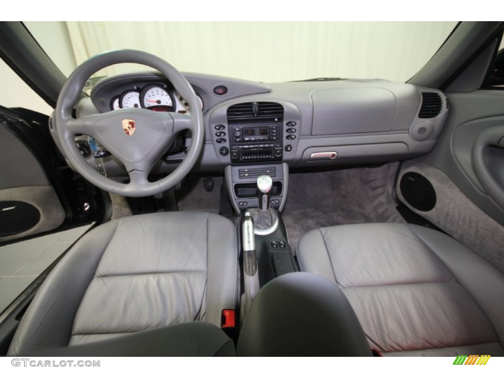 2003 Porsche 911 Turbo Coupe Graphite Grey Dashboard Photo #58180019