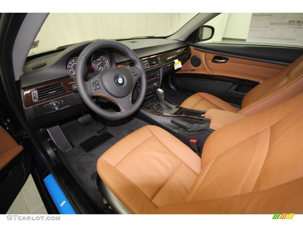 Saddle Brown Interior 2012 BMW 3 Series 328i xDrive Coupe Photo #58180181