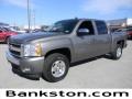 2008 Graystone Metallic Chevrolet Silverado 1500 LT Crew Cab  photo #1