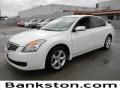 2008 Winter Frost Pearl Nissan Altima 3.5 SE  photo #1