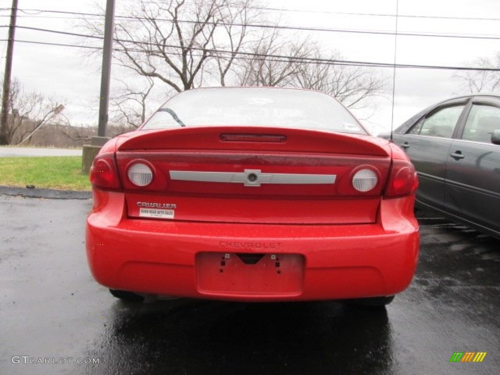 2003 Cavalier Coupe - Victory Red / Graphite Gray photo #7