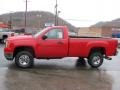 2007 Fire Red GMC Sierra 2500HD Regular Cab 4x4  photo #6