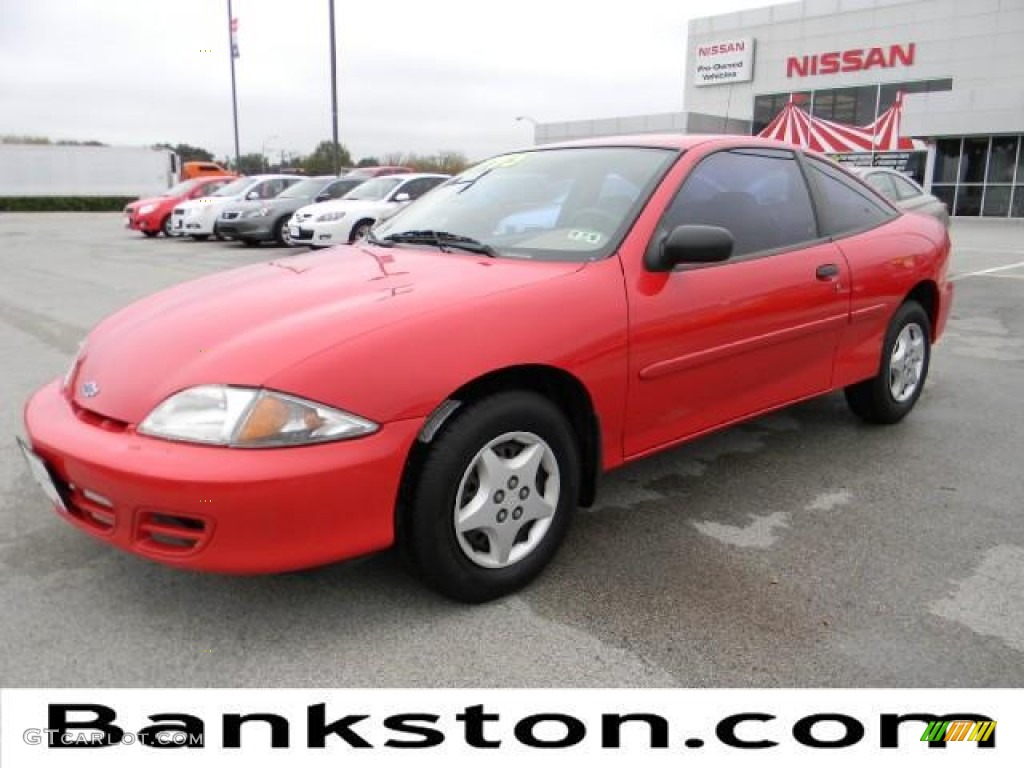 2002 Cavalier Coupe - Bright Red / Neutral photo #1
