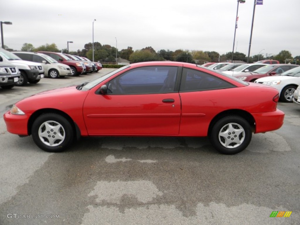 2002 Cavalier Coupe - Bright Red / Neutral photo #5