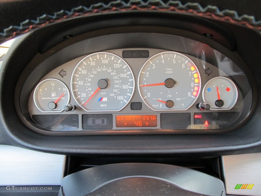 2005 BMW M3 Coupe Gauges Photo #58182677
