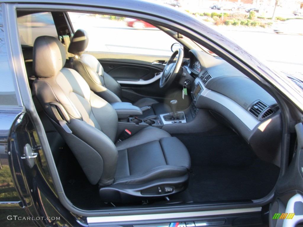 Black Interior 2005 BMW M3 Coupe Photo #58182752