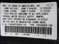 NH736MV: Grigio Gray Metallic 2011 Acura TL 3.7 SH-AWD Technology Color Code