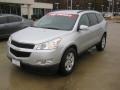 2010 Silver Ice Metallic Chevrolet Traverse LT AWD  photo #1