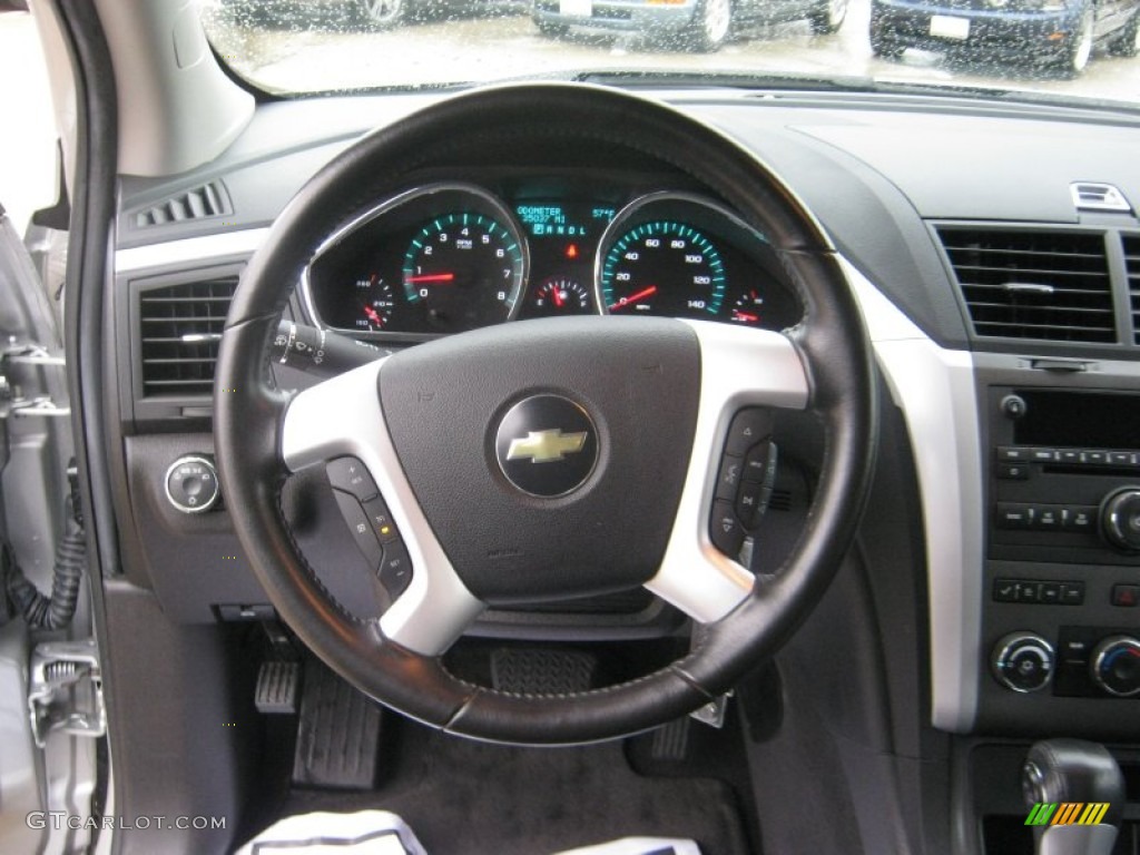 2010 Traverse LT AWD - Silver Ice Metallic / Ebony photo #9