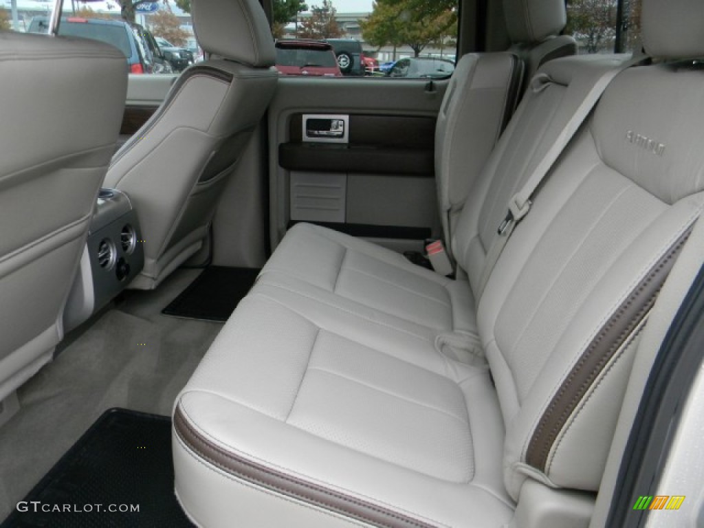 Medium Stone Leather/Sienna Brown Interior 2010 Ford F150 Platinum SuperCrew 4x4 Photo #58184259