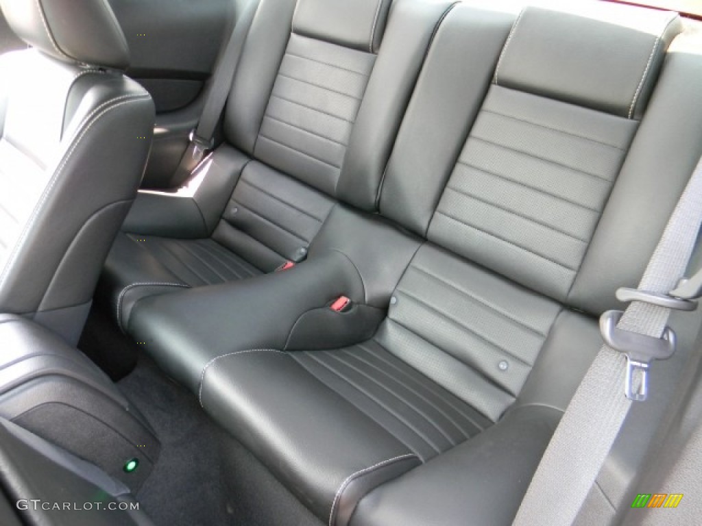 Charcoal Black Interior 2010 Ford Mustang GT Premium Coupe Photo #58184976