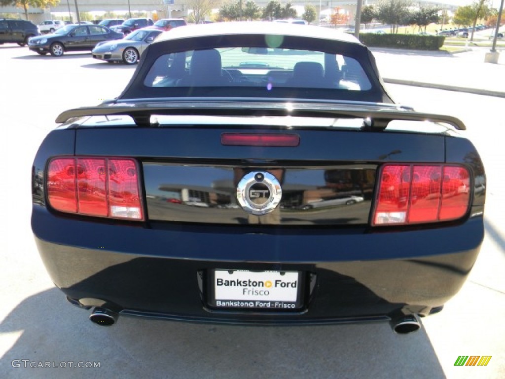 2008 Mustang GT Premium Convertible - Black / Dark Charcoal photo #4